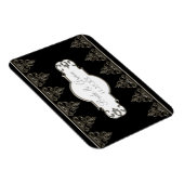 Save the Date Magnetバロッククラシックスワールシルバー マグネット (右側)