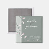 SAVE THE DATE MAGNET ::さくらんぼ マグネット (正面/裏面)