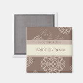 SAVE THE DATE MAGNET :：チャーム5 マグネット (正面/裏面)