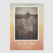 Save the Date Magnet マグネット招待状 (正面)