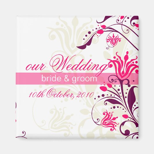 SAVE THE DATE MAGNET :: lily マグネット (正面)