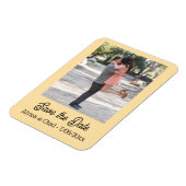 Save the date magnet personalized photo マグネット (左側)