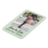 Save the date magnet personalized photo マグネット (左側)