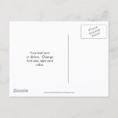 Save The Date Magnolia Flower Blossoms  案内ポストカード (裏面)