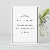 Save the Date | Minimalist Simple Elegant Wedding セーブザデート (スタンド正面)