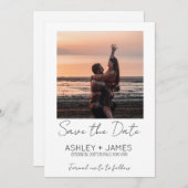 Save the Date Photo Card セーブザデート (正面/裏面)