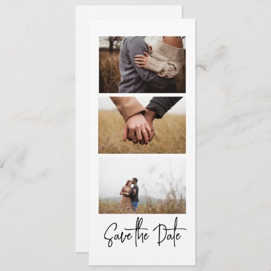 Save The Date Photo  Invitation 招待状 (正面/裏面)