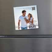 Save the Date Photo Wedding Magnetic