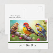 Save The Date Postcard ポストカード (正面/裏面)