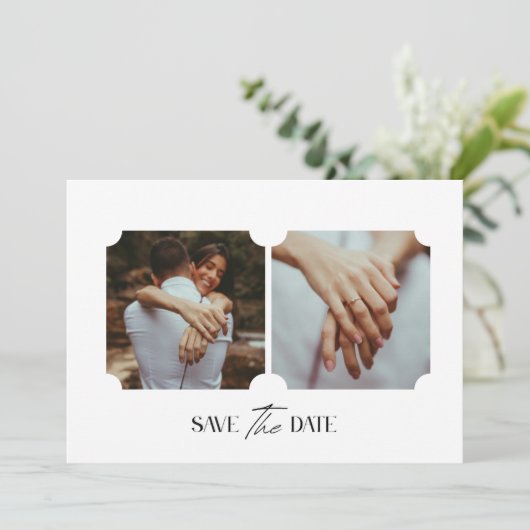 Save The Date Postcard 招待状 (スタンド正面)