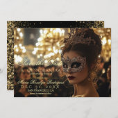 Save the Date Quinceanera Photo  Invitation 招待状 (正面/裏面)