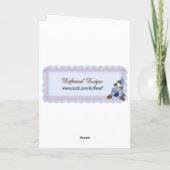 Save The Date silver photo frame 案内状 (裏面)