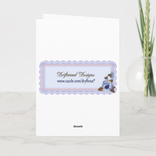 Save The Date silver photo frame 案内状 (裏面)