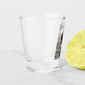 Save the date simple minimal QR scan code details  ショットグラス (左)