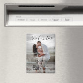 Save the date simple minimal QR scan code details  マグネット (インサイチュ (食洗機))