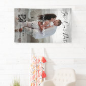 Save the date simple minimal QR scan code details  横断幕 (インサイチュ)