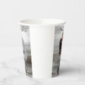 Save the date simple minimal QR scan code details  紙コップ (左)