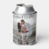 Save the date simple minimal QR scan code details  缶クーラー (缶正面)