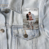 Save the date simple minimal QR scan code details  缶バッジ (インサイチュ)