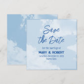 Save the Date - Sky 招待状 (正面/裏面)