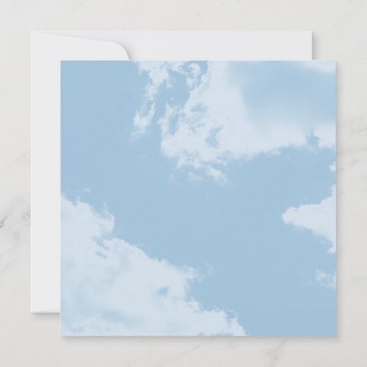 Save the Date - Sky 招待状 (裏面)