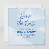 Save the Date - Sky 招待状 (正面)