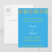 Save the Date - Summer Sunsポストカード 案内ポストカード (正面/裏面)