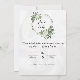 Save the Date – Sweet Memory Invitation 招待状