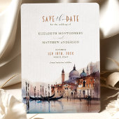 Save the Date Venice Italy Basilica della Salute I 招待状