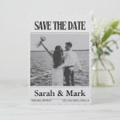 Save the Date vintage newspaper trending round セーブザデート (スタンド正面)