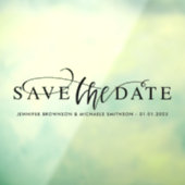 Save the date wedding car ウィンドウサイン (シート3)