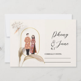 Save the Date Wedding Invitation Card シーズンカード