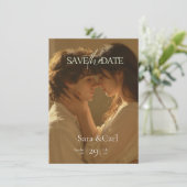 Save The Date Wedding Invitation | Romantic セーブザデート (スタンド正面)