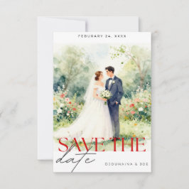 Save The Date Wedding Invitation | Romantic  セーブザデート
