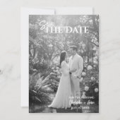 Save The Date Wedding Photo Invite, Save The Date  セーブザデート (正面)