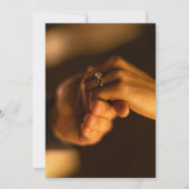 Save the Date | Whimsical Delicate Blush Floral 招待状 (裏面)