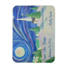 Save The Date Winter誕生日 マグネット