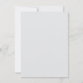 Save the Date with White Flowers セーブザデート (裏面)