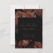 Save The Dates- 色は薔薇 招待状 (正面)