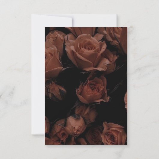 Save The Dates- 色は薔薇 招待状 (裏面)