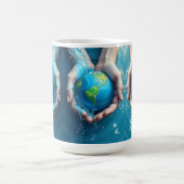 “Save the Earth Water Planet Mug  コーヒーマグカップ (中央)