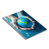“Save the Earth Water Planet Notebook  ノートブック (右側)