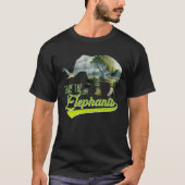 Save the Elephants protected species Animal welfar Tシャツ (正面)
