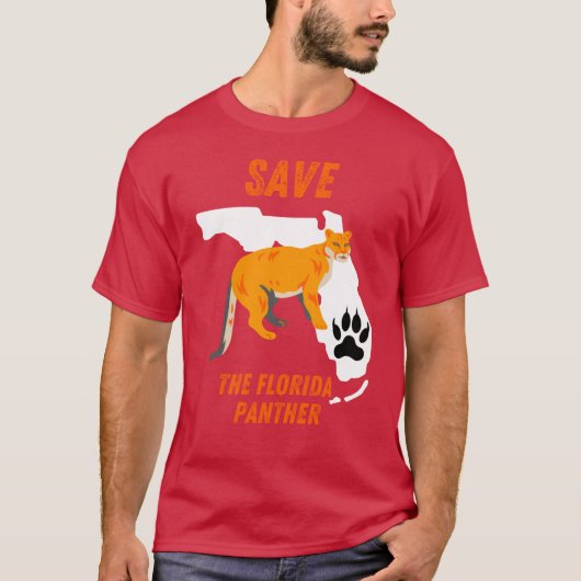 Save The Florida Panther Tシャツ (正面)