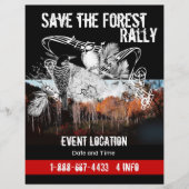 Save The Forest Flyer チラシ (正面)