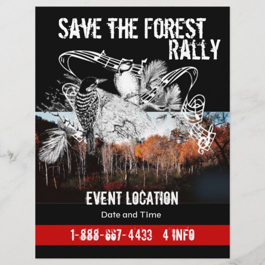 Save The Forest Flyer チラシ (正面)