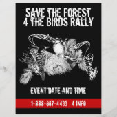Save The Forest Flyer チラシ (裏面)