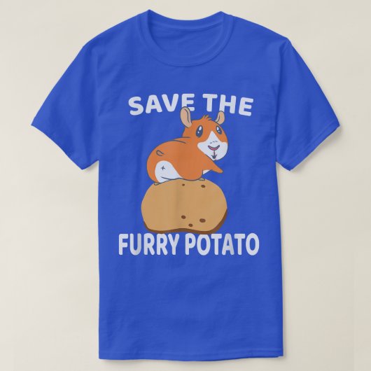 Save The Furry Potato Guinea Pig Tシャツ (デザイン正面)