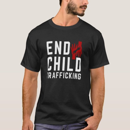 Save The Kids End Child Trafficking Stop Human Tra Tシャツ (正面)