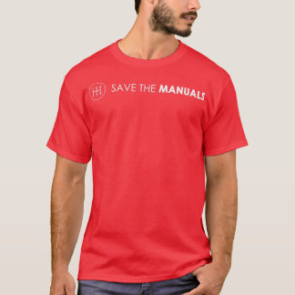 Save The Manuals Car Culture  Tシャツ